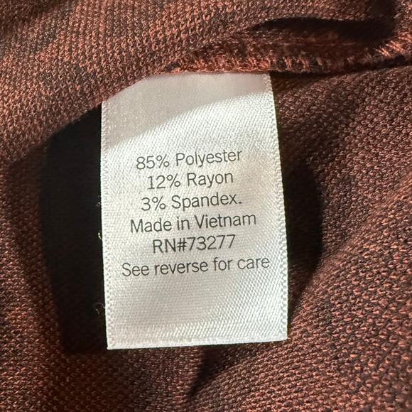 Nine West Leopard Print Sleeveless Dress Brown Black‎ Casual Mobwife Size L - Picture 8 of 8